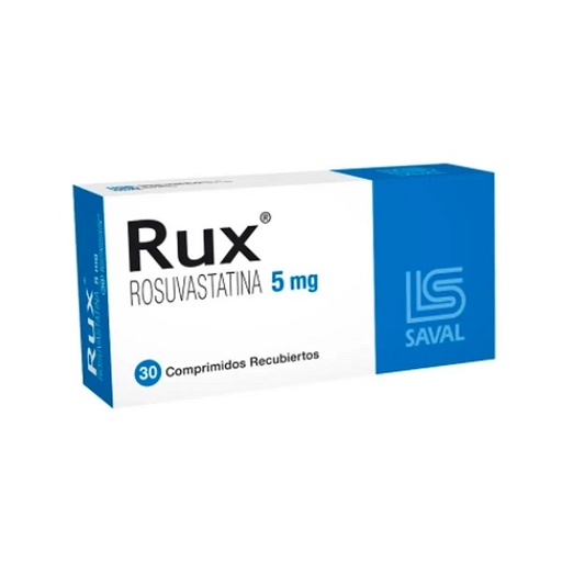 [1574362658984] RUX  5 MG X 30 COMP (ROSUVASTATINA)
