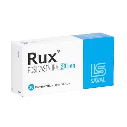 [902713] RUX 20 MG X 30 COMP (ROSUVASTATINA)