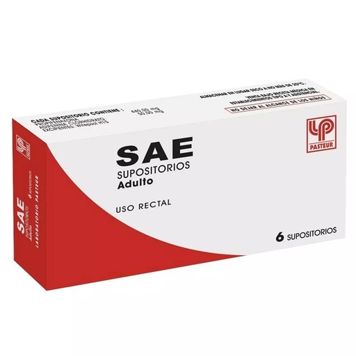 [900652] SAE ADULTO SUPOSITORIO X 6 UNID (ADIFENINA/PROPIFENAZONA)