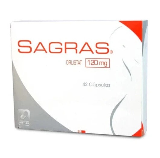 [901427] SAGRAS 120 MG X 42 CAPS (ORLISTAT)