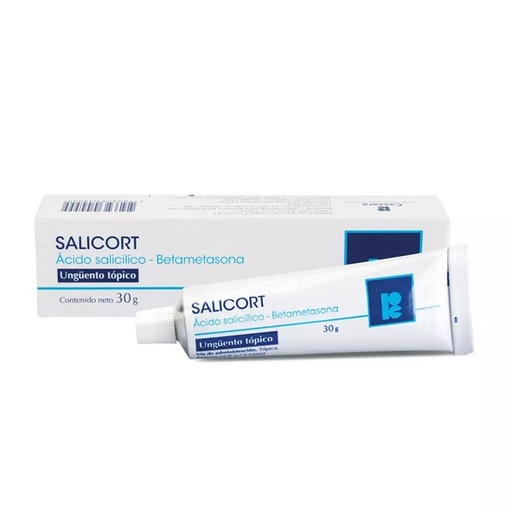 [7795373044555] SALICORT UNGUENTO TOPICO X 30 GR (ACIDO SALICILICO/BETAMETASONA)
