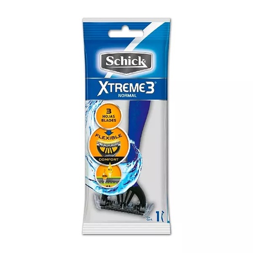 [903358] SCHICK PRESTOBARBA XTREME3 NORMAL X 1 UNID