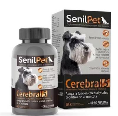 [1570553522831] SENILPET CEREBRAL 5 RAZA PEQUEÑA X 60 COMP (VET)