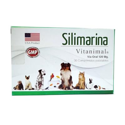 [761887135476] SILIMARINA 120 MG VITANIMAL X 30 COMPRIMIDOS (VET)