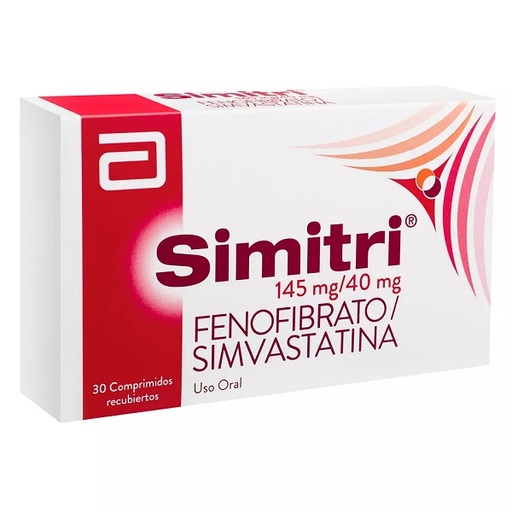 [8002660031709] SIMITRI 145 MG/40 MG X 30 COMP REC (FENOFIBRATO/SIMVASTATINA)
