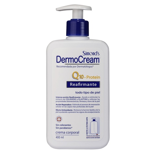 [1583953174057] SIMONDS DERMOCREAM REAF Q10 PROTEINAS X 400 ML