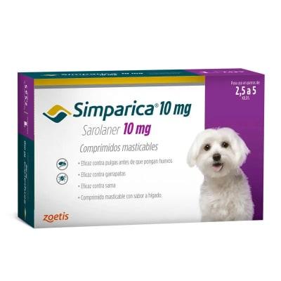 [1604502722746] SIMPARICA  10 MG 2.5 -5 KG X 1 COMP (SAROLANER) (VET)