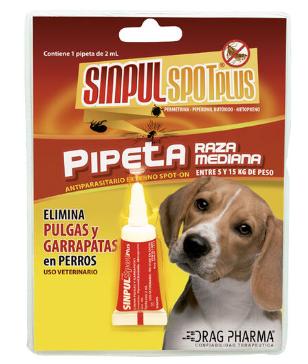 [903584] SINPUL SPOT PLUS 1 PIPETA X 2 ML RAZA MEDIANA (VET)