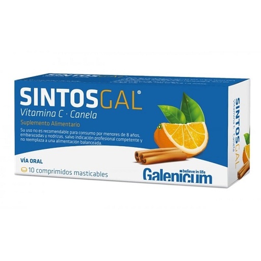 [7804653720765] SINTOSGAL X 10 COMP (VIT C/CANELA)***