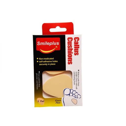 [6938056208474] SMILEPLUS PARCHE CALLOS DUREZAS OVALADO X 2 UNID