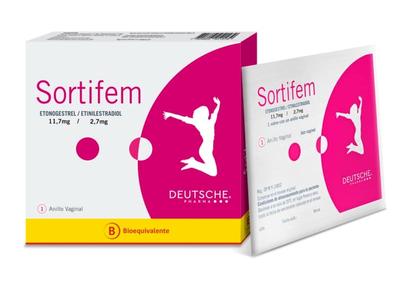 [1597167342215] SORTIFEM ANILLO VAG. (ETONOGESTREL/ETINILESTRADIOL) (HORM)