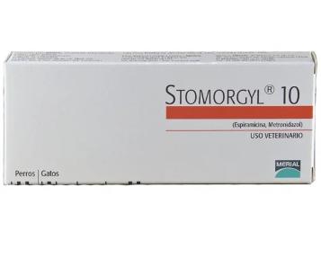 [904699] STOMORGYL 10 X 10 COMP (METRONIDAZOL/ESPIRAMICINA) (VET)