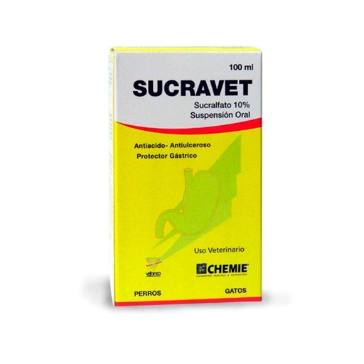 [903998] SUCRAVET ANTIACIDO JARABE 10 % X 100 ML (SUCRALFATO) (VET)