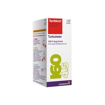 [1619972097039] SYMBICORT TBH 160/4,5 X 120 DOSIS (BUDESONIDAD/FORMOTEROL)