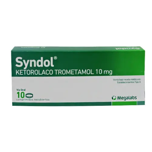 [900850] SYNDOL 10 MG X 10 COMP (KETOROLACO)