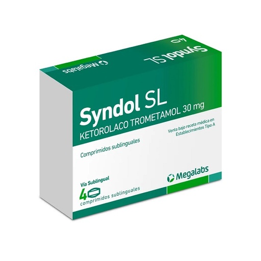 [903635] SYNDOL SL 30 MG X 4 COMP (KETOROLACO)