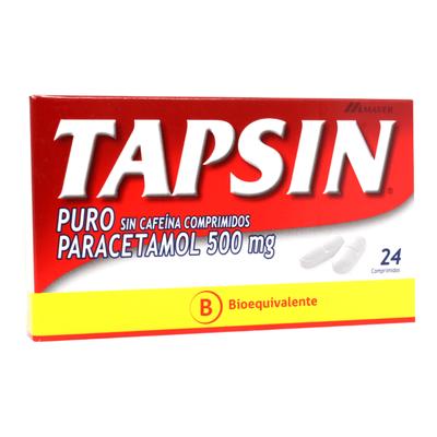 [900327] TAPSIN 500 MG PP SIN CAFEINA X 24 COMP (PTM)