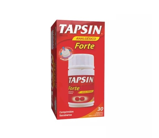 [1593473485187] TAPSIN FORTE x 30 COMP REC FRASCO