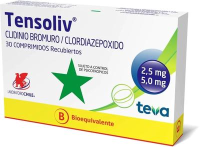 [904045] TENSOLIV X 30 (CLORDIAZEPOXIDO/CLIDINIO)