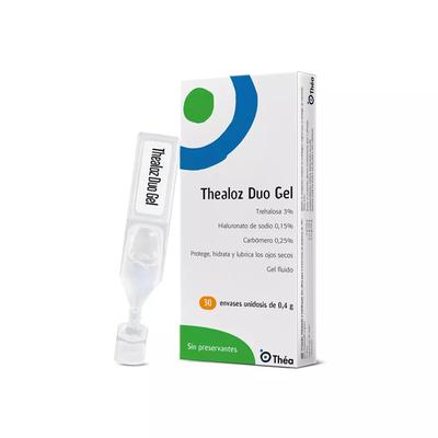 [1566848262124] THEALOZ DUO GEL OFTALMICO X 30 UNIDOSIS 0,2 ML (HIALURONATO/TREHALOSA)