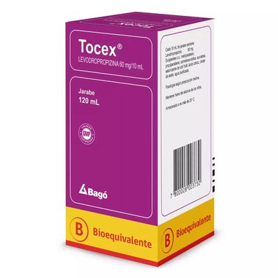 [7800028003730] TOCEX 60 MG/10 ML JARABE X 120 ML (LEVODROPROPIZINA)