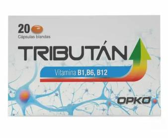 [7804620835171] TRIBUTAN X 20 CAPS (VIT B1,B6, B12SIMIL NEUROBIONTA)