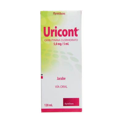 [903640] URICONT JARABE 5 MG/5 ML JBE X 120 ML (OXIBUTININA)