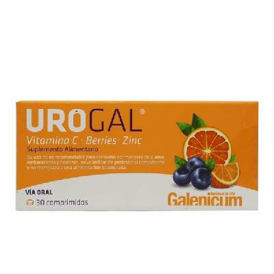 [7804653720789] UROGAL X 30 COMP (VIT C/BERRIES/ZINC)