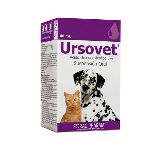 [904688] URSOVET SUSPENSION 5% X 60 ML (ACIDO URSODEOXICOLICO) (VET)
