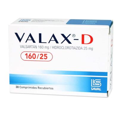 [7800060147881] VALAX-D 160/25 X 30 COMP (VALSARTAN/HIDROCLOROTIAZIDA)