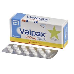 [902898] VALPAX 0,5 MG X 30 COMP (CLONAZEPAM) (PSICO) (RS:30) (PTM)