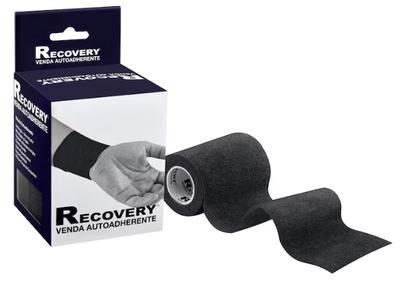 [1607968477716] VENDA COHESIVA RECOVERY 7,5 CM X 4,5 MT NEGRO (ORTOPEDIA)