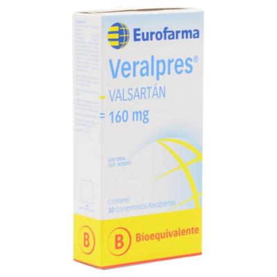 [900535] VERALPRES 160 MG X 30 COMP (VALSARTAN)
