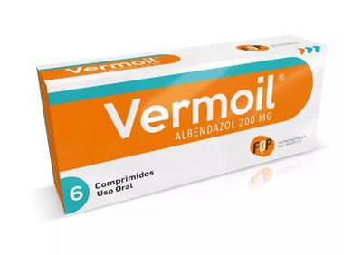 [903968] VERMOIL 200 MG X 6 COMP (ALBENDAZOL) (PTM)