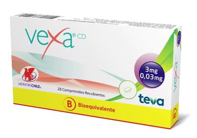 [900810] VEXA CD X 28 COMP (DROSPIRENONA/ETINILESTRADIOL)(HORM)(CHS $3000)
