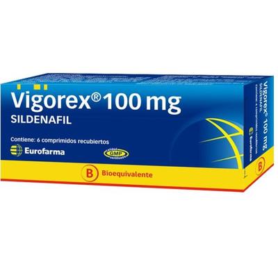 [904687] VIGOREX 100 MG X 6 COMP (SILDENAFIL)***