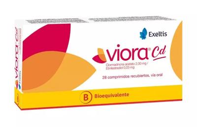 [904560] VIORA CD X 28 COMP (CLORMADINONA/ETINILESTRADIOL) (HORM)