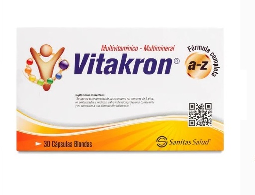 [1582816343048] VITAKRON MULTIVITAMINICO A-Z X 30 CAPSULAS