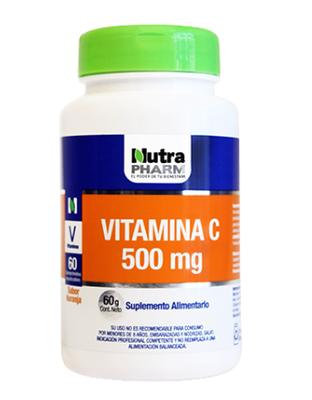 [7809576419192] VITAMINA C  500 MG X 60 COMP MASTICABLES NUTRAPHARM
