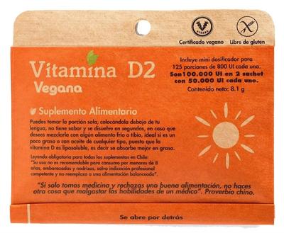 [904127] VITAMINA D2 VEGANA 800 UI X 5 GRS (DULZURA NATURAL)