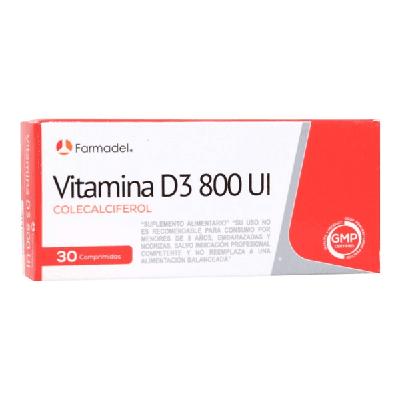 [904719] VITAMINA D3 800 UI FARMADEL X 30 COMP***
