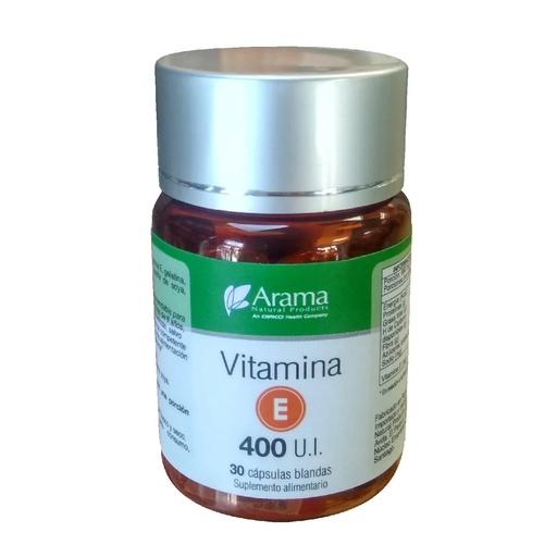 [901004] VITAMINA E 400 UI ARAMA X 30 CAPS (GENER)