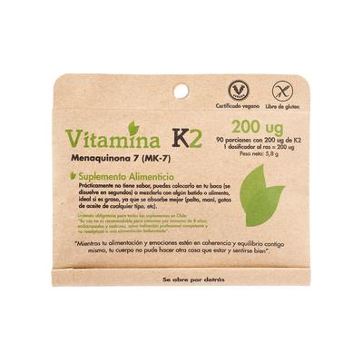 [9782150965094] VITAMINA K2 200 UG X 90 PORCIONES (DULZURA NATURAL)