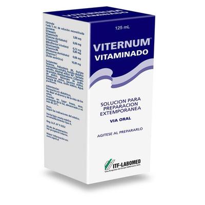 [903691] VITERNUM VITAMINADO JARABE P.S.O X 125 ML (DIHEXAZIN;VIT B1,B2,B3,B6;VIT C)