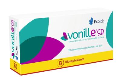 [905230] VONILLE CD X 28 COMP (LEVONORGESTREL/ESTINISTRADIOL) (HORM)