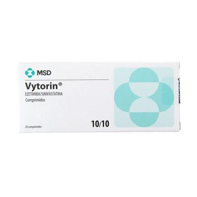 [1597083218146] VYTORIN 10/10 X 28 COMP (EZETIMIBE/ SIMVASTATINA)