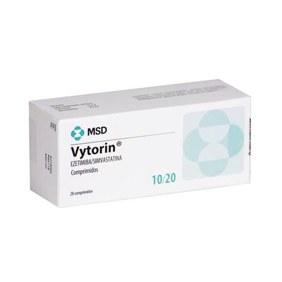 [903405] VYTORIN 10/20 X 28 COMP (EZETIMIBE/ SIMVASTATINA)