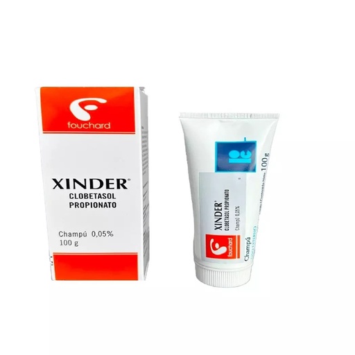 [7804612011880] XINDER SHAMPOO 0,05 % X 100 GR (CLOBETASOL)***