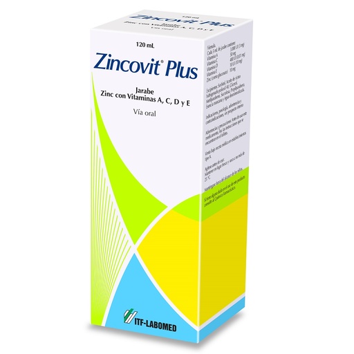 [901533] ZINCOVIT PLUS JARABE X 120 ML (ACIDO ASCORBICO/COLECALCIFEROL/RETINOL/TOCOFEROL/ZINC)