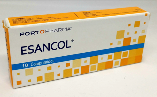 [7804679600034] ESANCOL X 10 UNID (FTALILSULFATIAZOL / NIFUROXAZIDA)